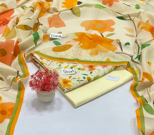 English Print Original Brand 3 Pc Lawn (5 Suits )A