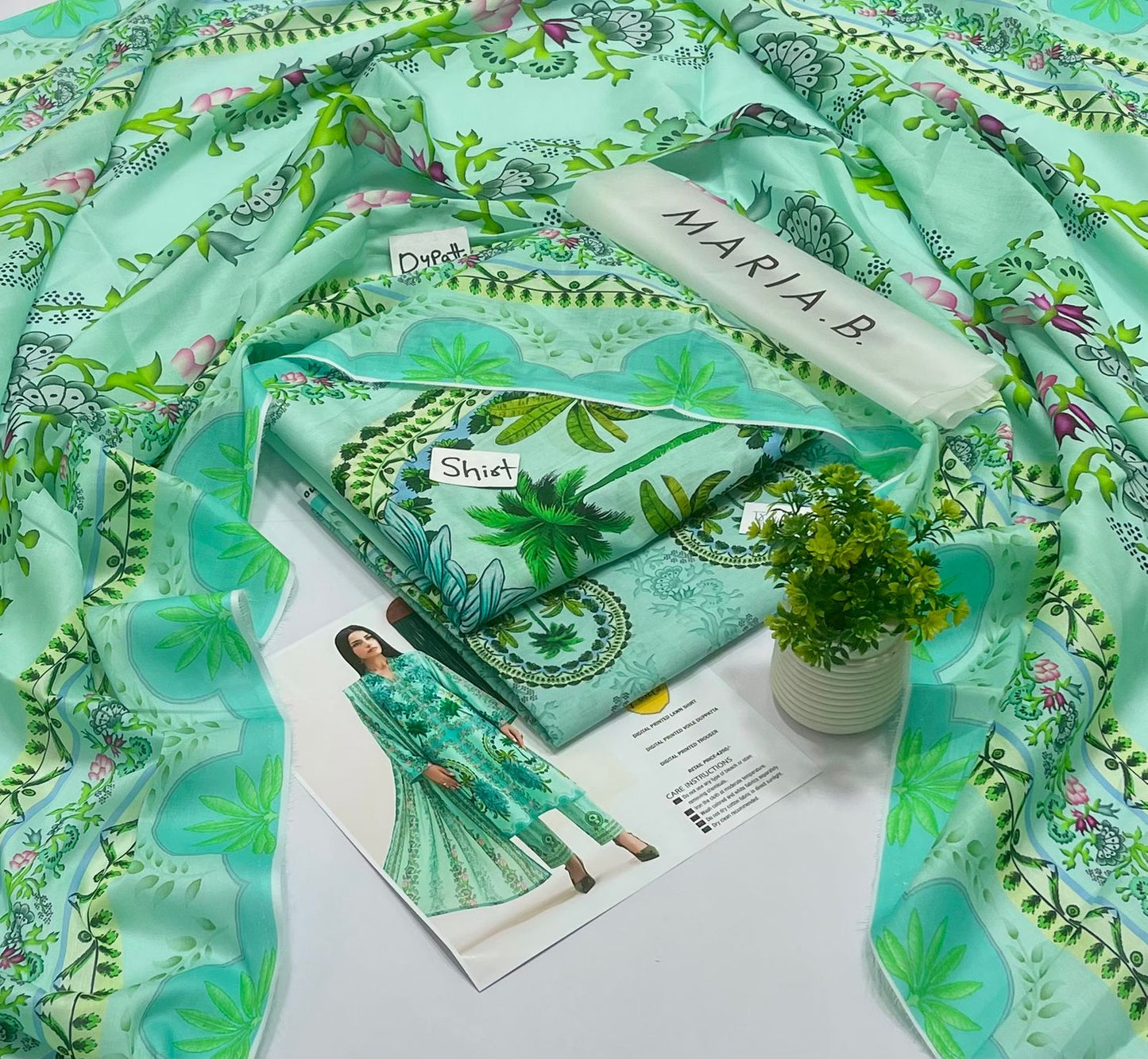 Maria B M Print 3Pc Lawn ( 10 Suits)