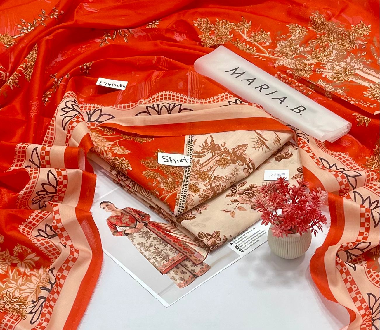Maria B M Print 3Pc Lawn ( 10 Suits)