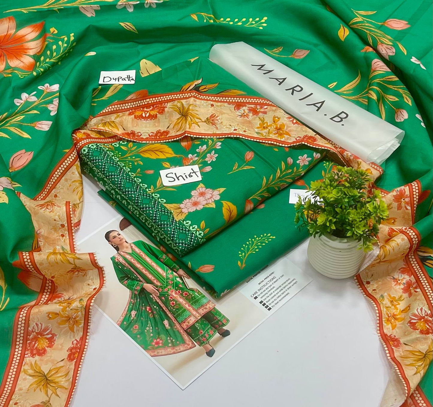 Maria B M Print 3Pc Lawn ( 10 Suits)