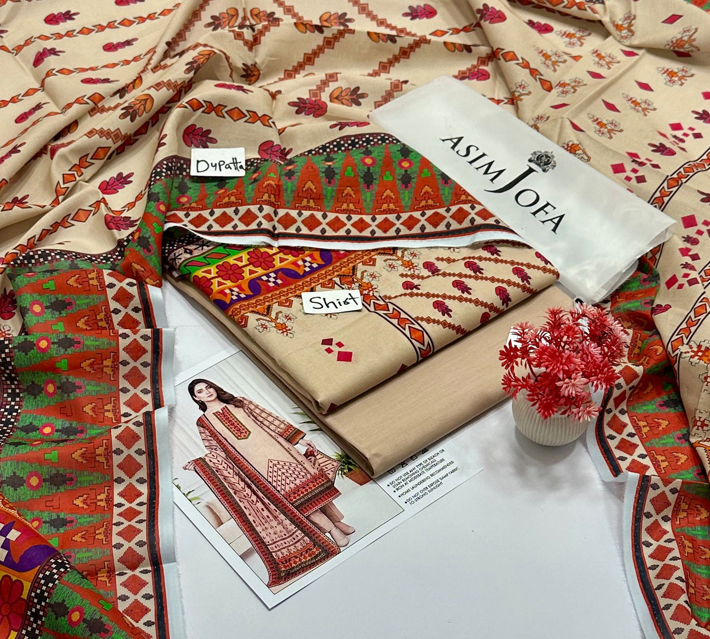 Asim Jofa 3 Pc Lawn Sale (5 Suits )A