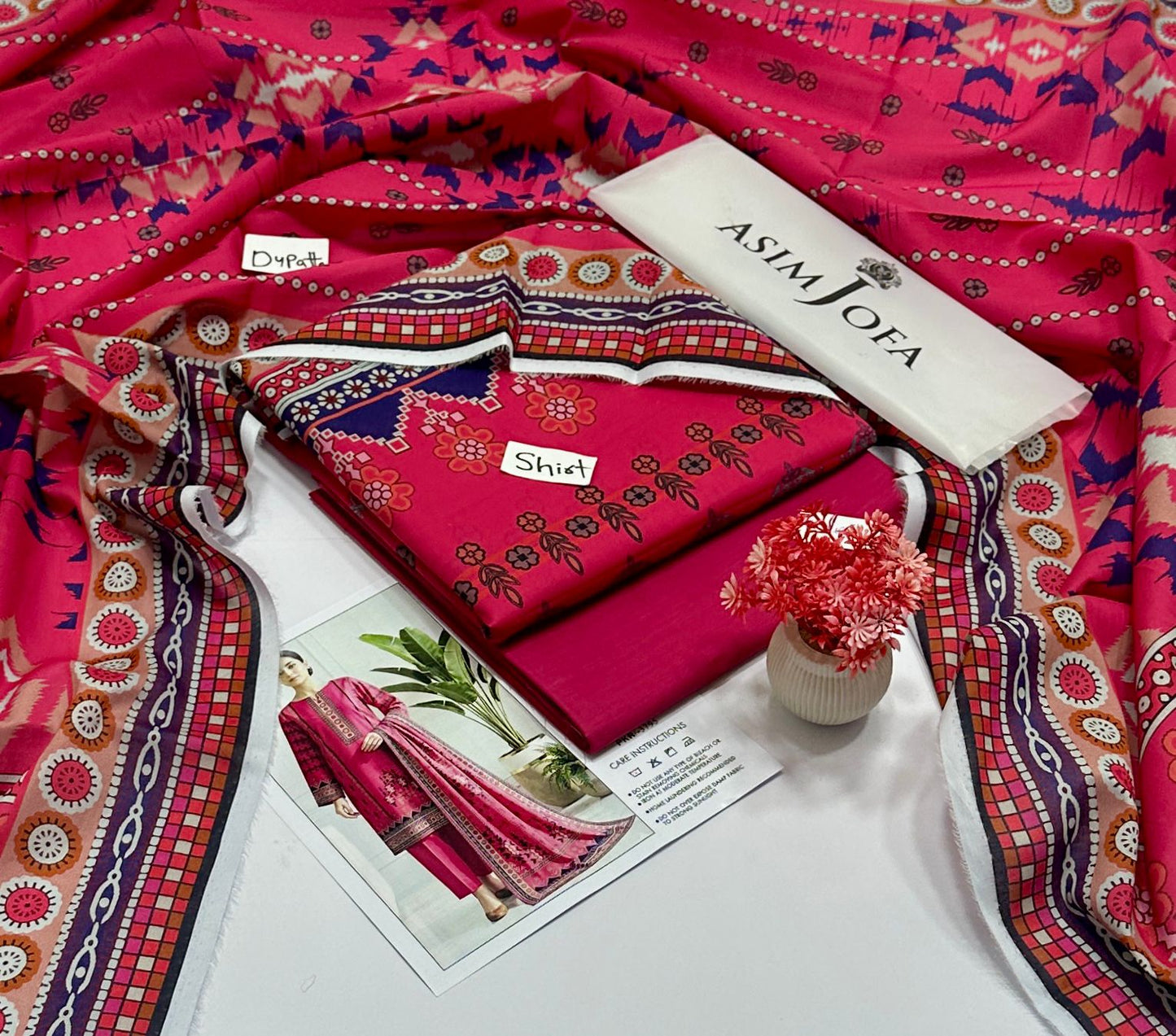 Asim Jofa 3 Pc Lawn Sale (5 Suits )B