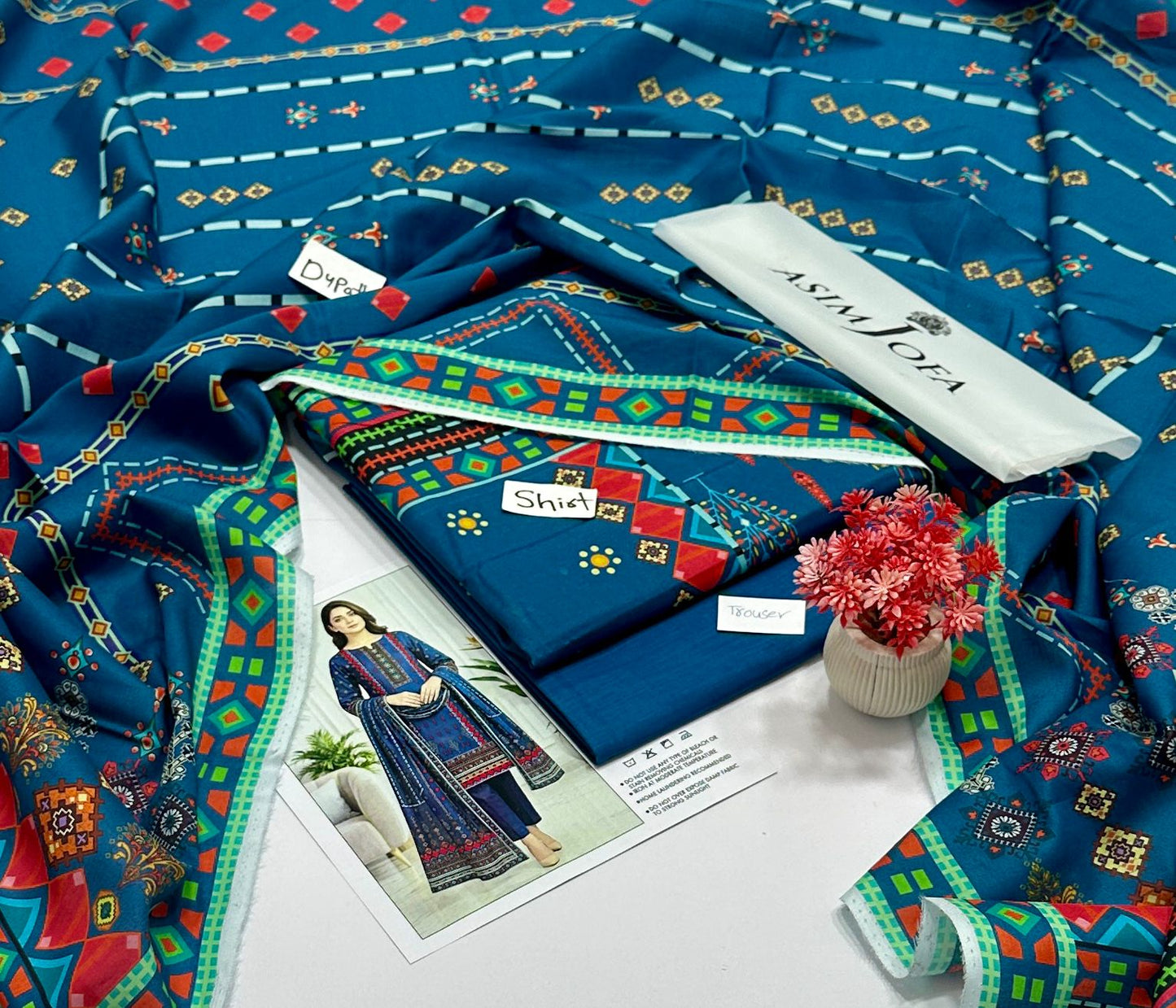 Asim Jofa 3 Pc Lawn Sale (5 Suits )B