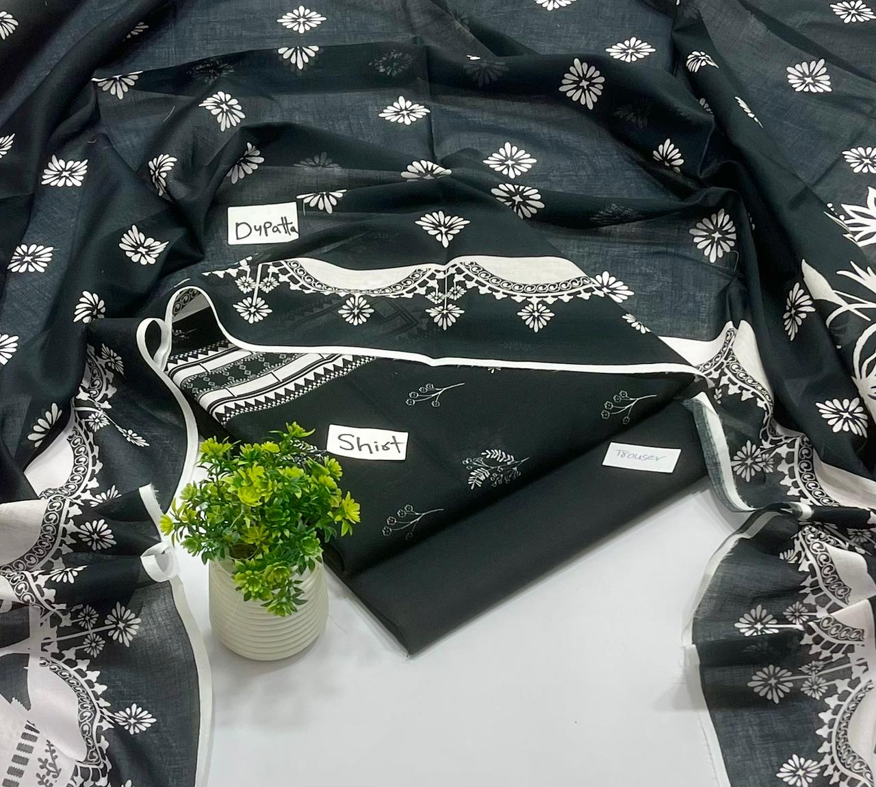 Daniyah Original Brand 3 Pc Lawn (12 Suits )