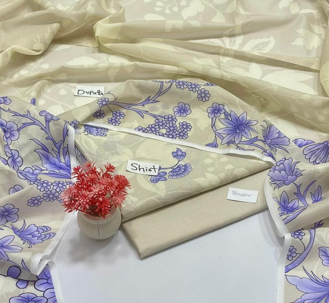 Daniyah Original Brand 3 Pc Lawn (12 Suits )