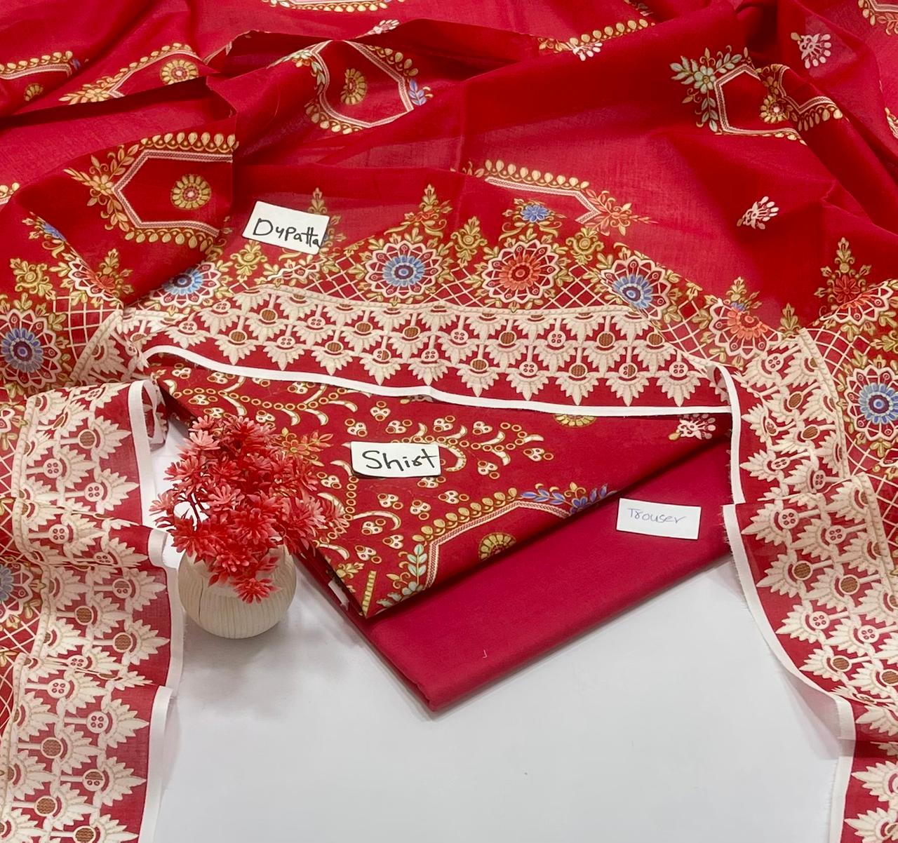 Daniyah Original Brand 3 Pc Lawn (12 Suits )