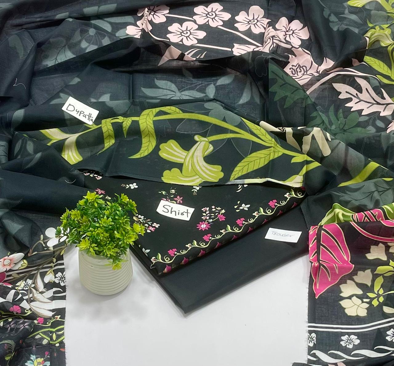 Daniyah Original Brand 3 Pc Lawn (12 Suits )