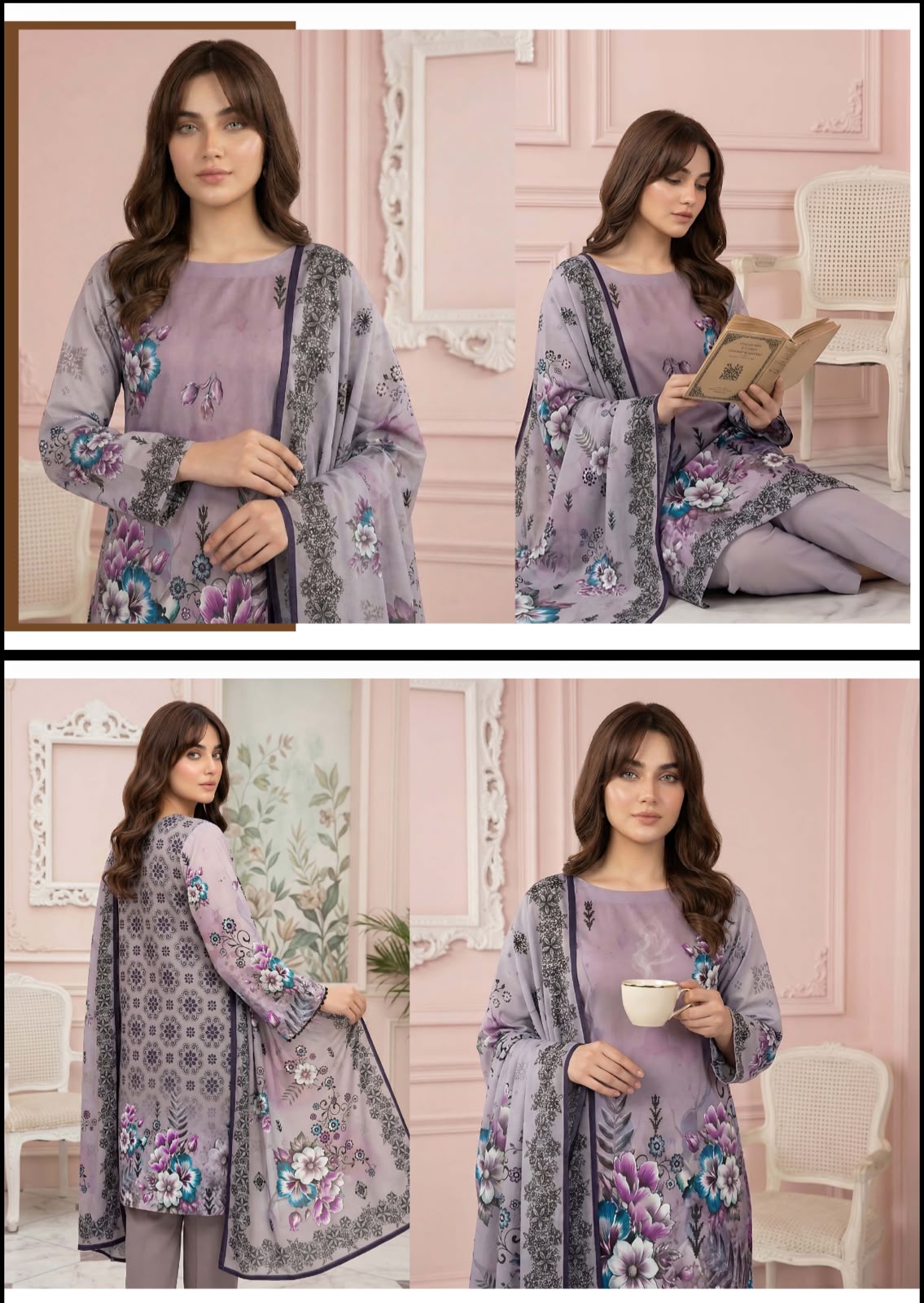 Sapphire Digital Print 3Pc Lawn (7 suits )