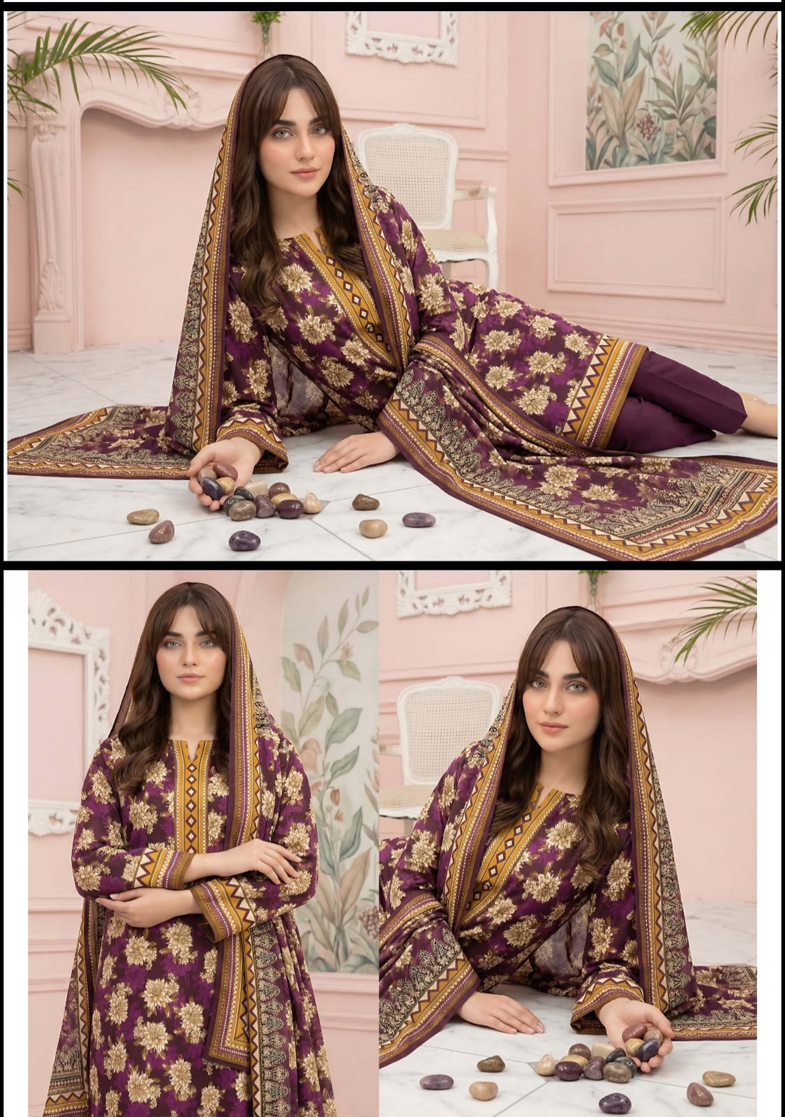 Sapphire Digital Print 3Pc Lawn (7 suits )