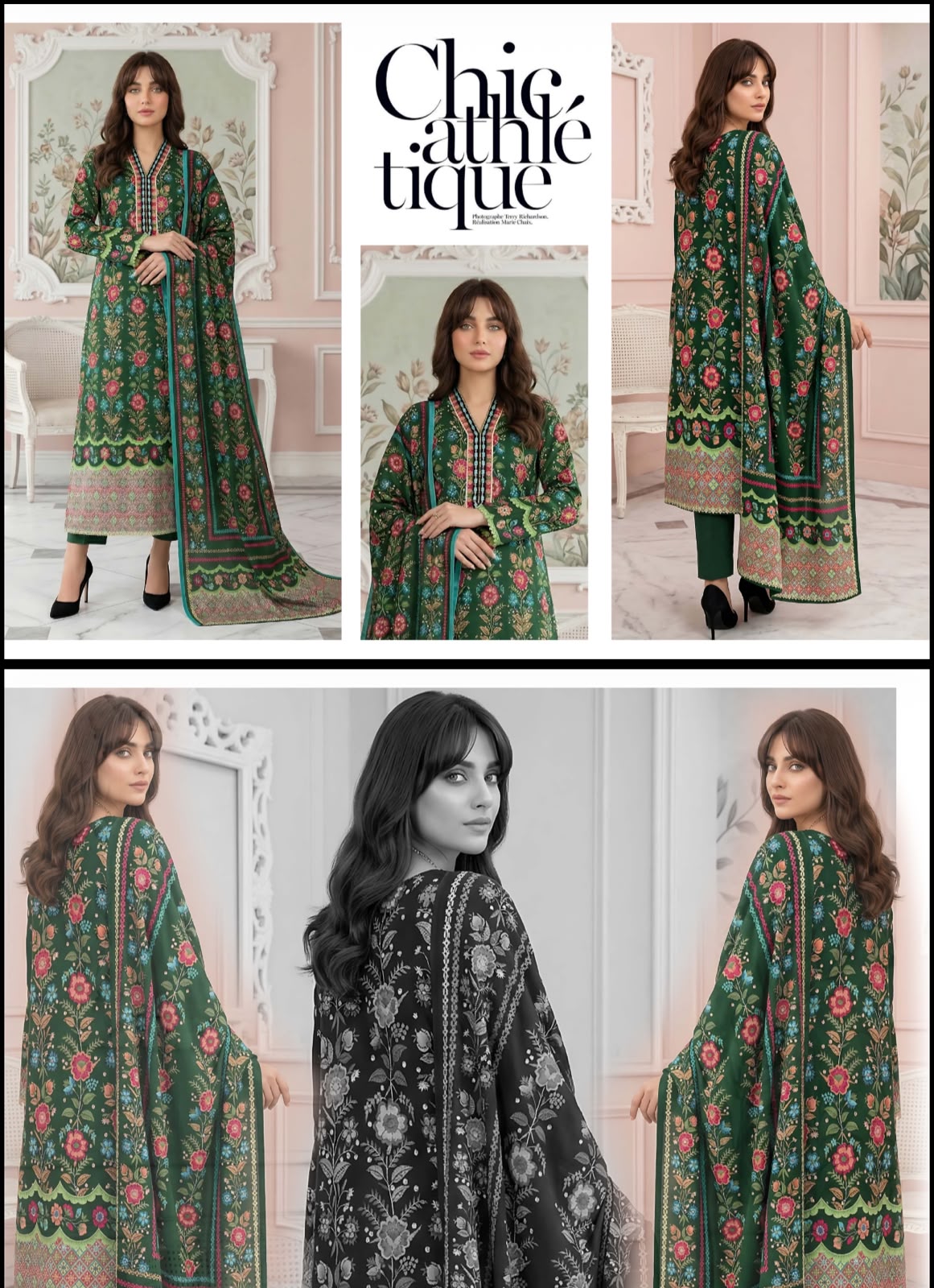 Sapphire Digital Print 3Pc Lawn (7 suits )
