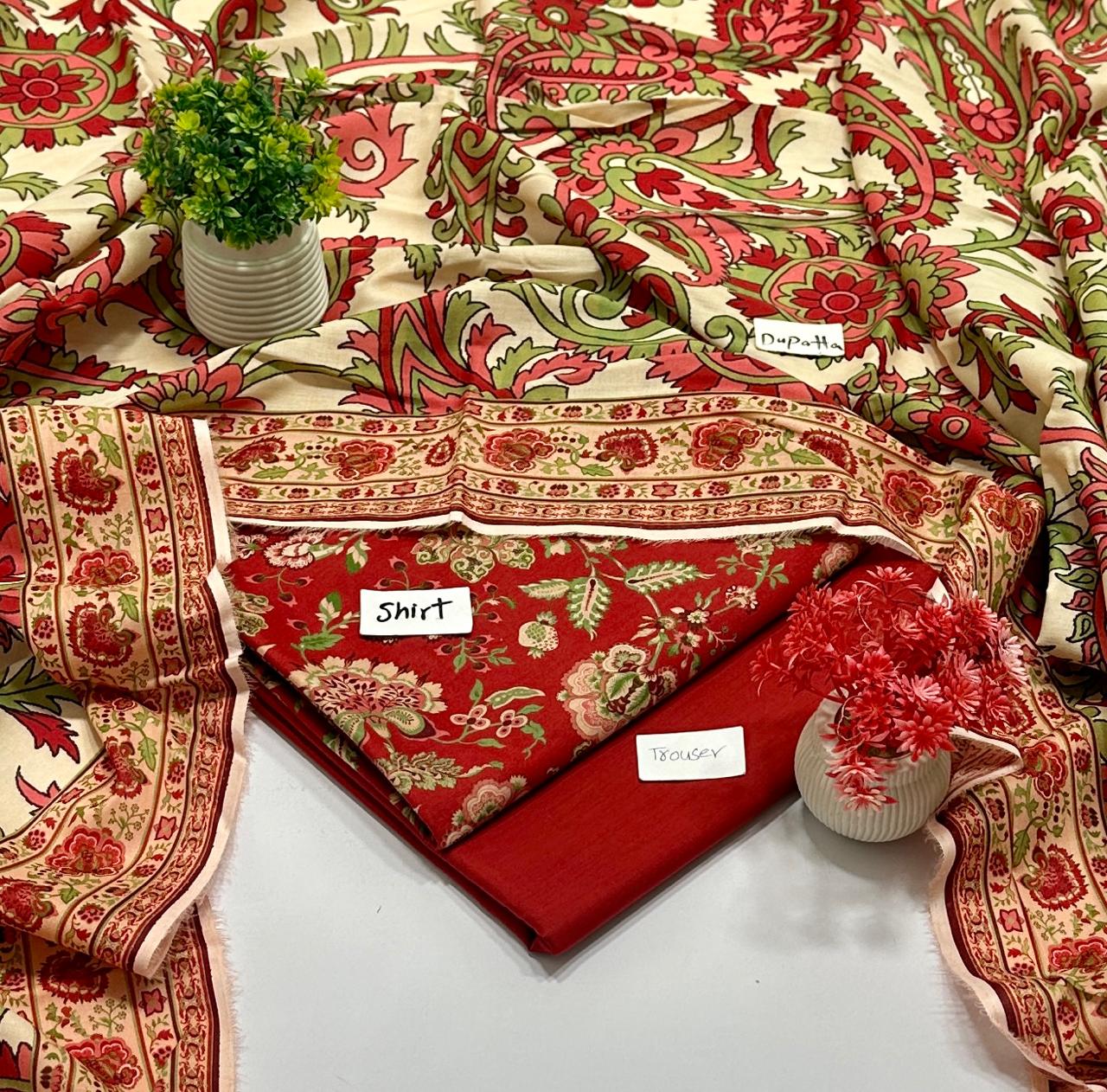 Al Karam Brand 3 Pc Lawn (9 Suits )