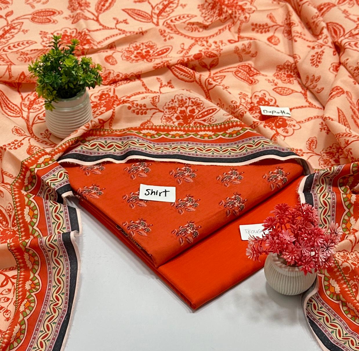 Al Karam Brand 3 Pc Lawn (9 Suits )