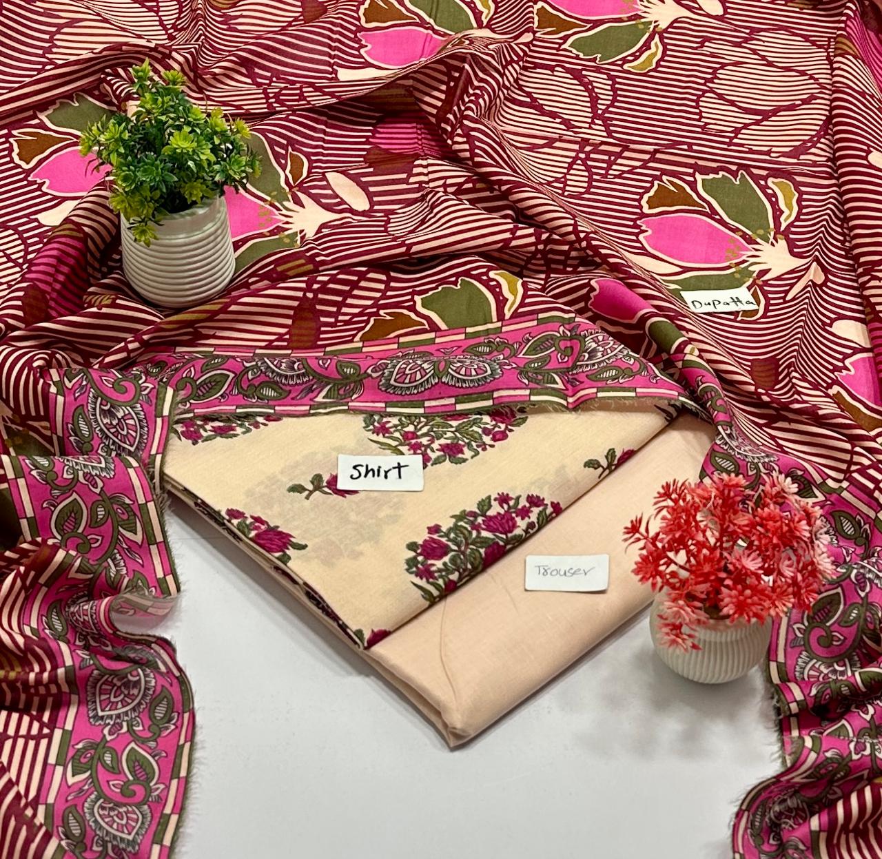 Al Karam Brand 3 Pc Lawn (9 Suits )