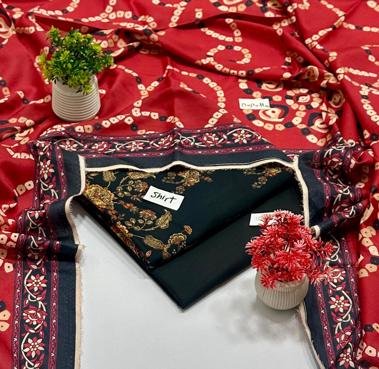 Al Karam Brand 3 Pc Lawn (9 Suits )