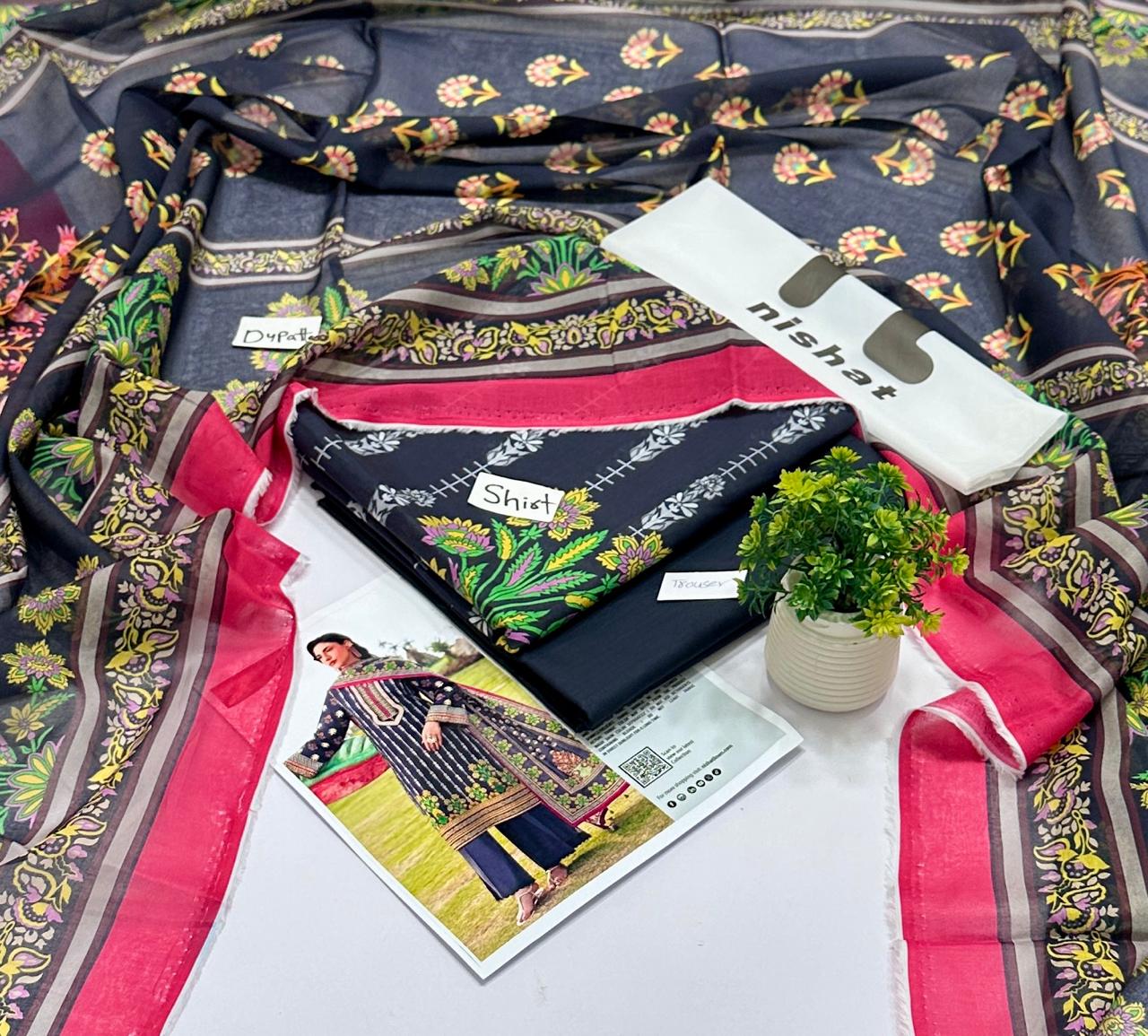 Nishat 3Pc Lawn (5 Suits ) A