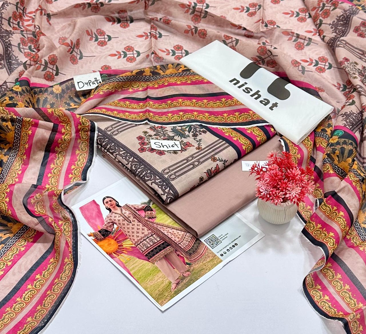 Nishat 3Pc Lawn (5 Suits ) B