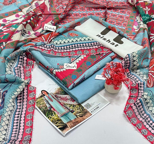 Nishat 3Pc Lawn (10 Suits )