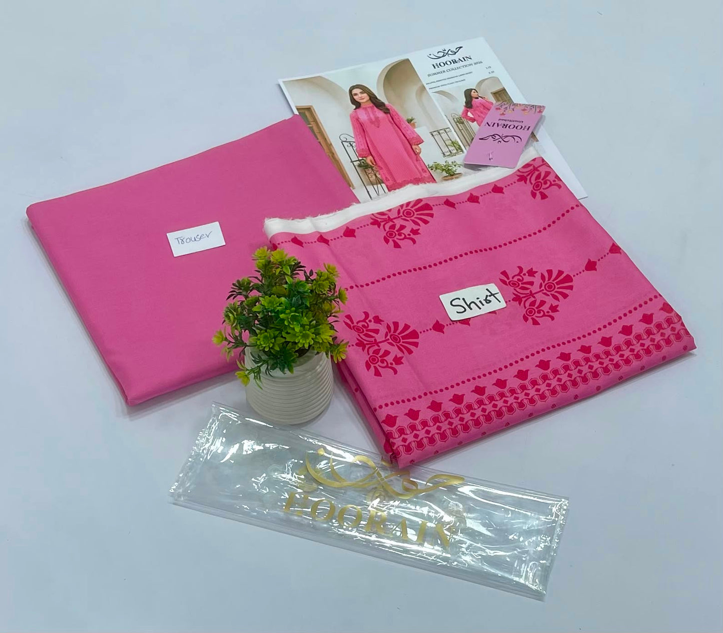 Original Brand Hoorain 2Pc Lawn (5 Suits ) Mix
