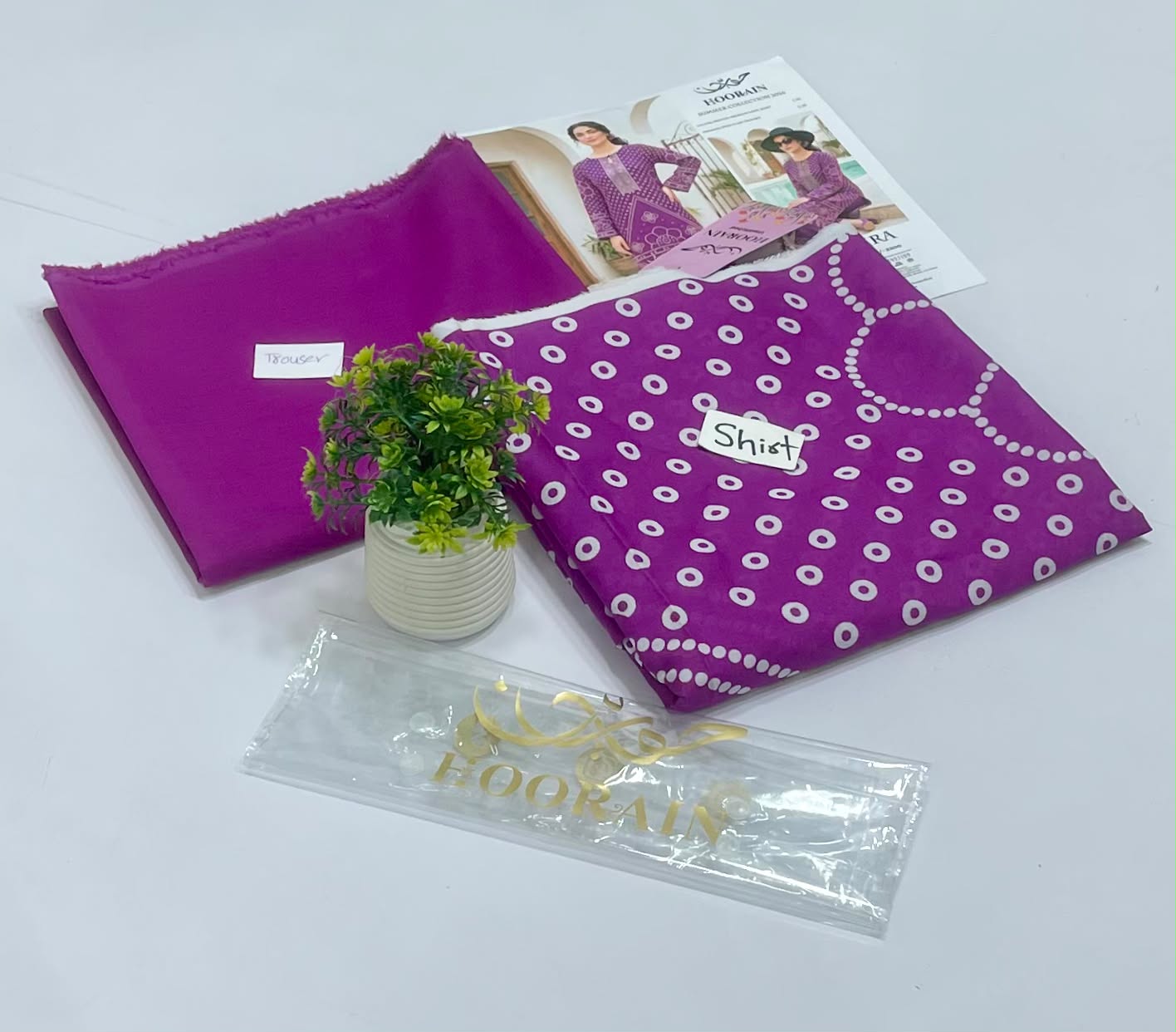 Original Brand Hoorain 2Pc Lawn (5 Suits ) Mix