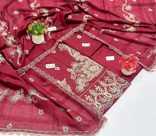 Embroidery 3 Pc Lawn (12 suits)