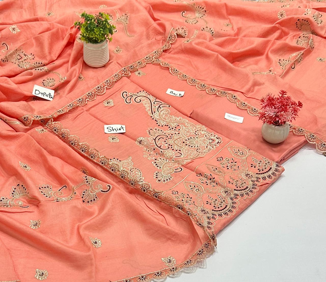 Embroidery 3 Pc Lawn (12 suits)