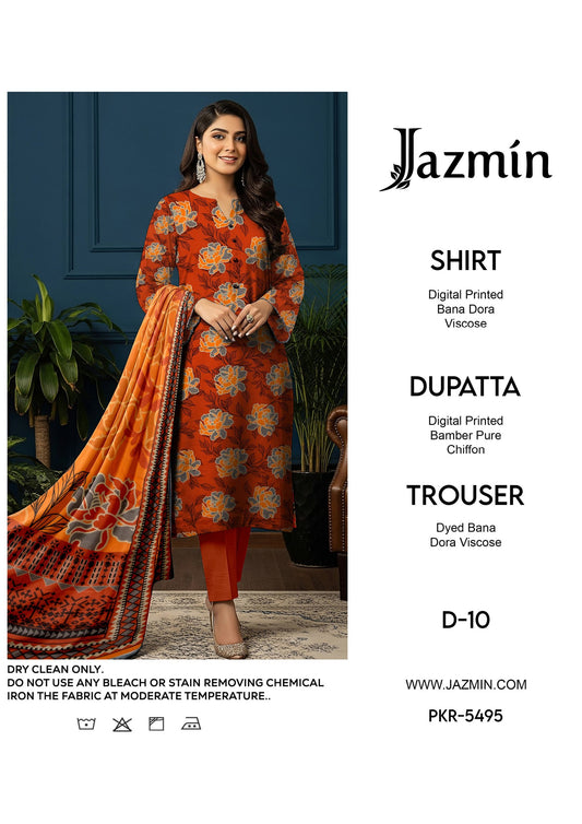 Jazmin Viscose Bana Dora 3 pc 5 suits B