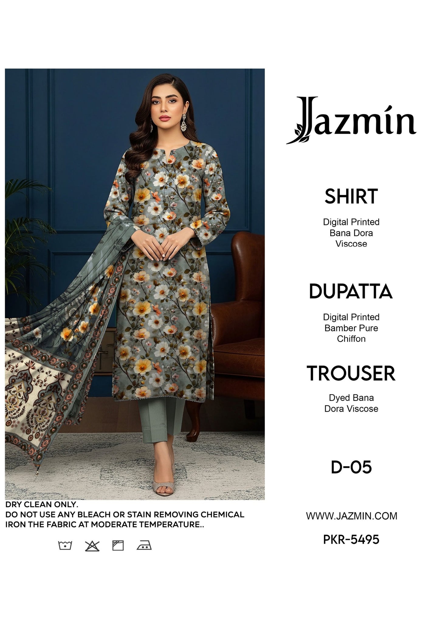 Jazmin Viscose Bana Dora 3 pc 10 suits