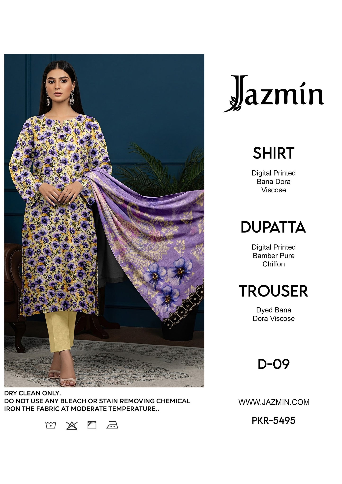 Jazmin Viscose Bana Dora 3 pc 10 suits