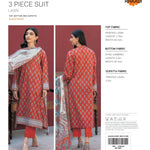 Khaadi Digital Printed Lawn 3-PC (Set -Pack Of 5 Suits ) Category A Market Boy
