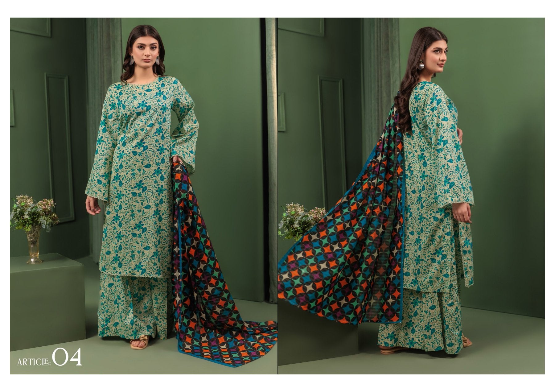 OMANG DIGITAL PRINT 3PC LAWN 20 SUITS