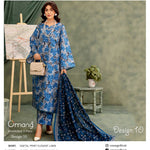 OMANG DIGITAL PRINT 3PC LAWN 10 SUITS B