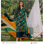 OMANG DIGITAL PRINT 3PC LAWN 10 SUITS B