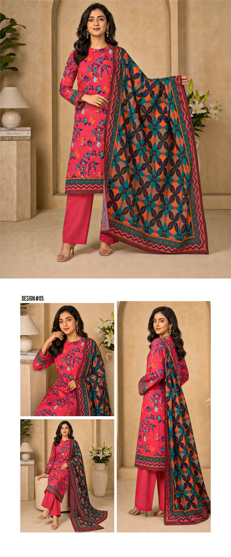 Nisa By Orang Brand 3 Pc Lawn (16 Suits)