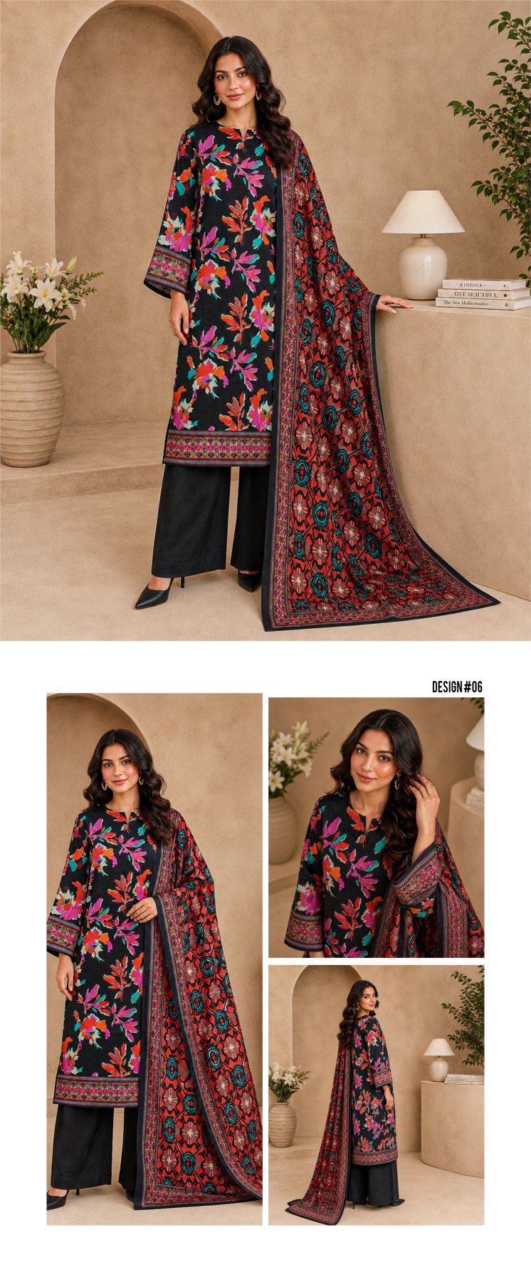 Nisa By Orang Brand 3 Pc Lawn (16 Suits)