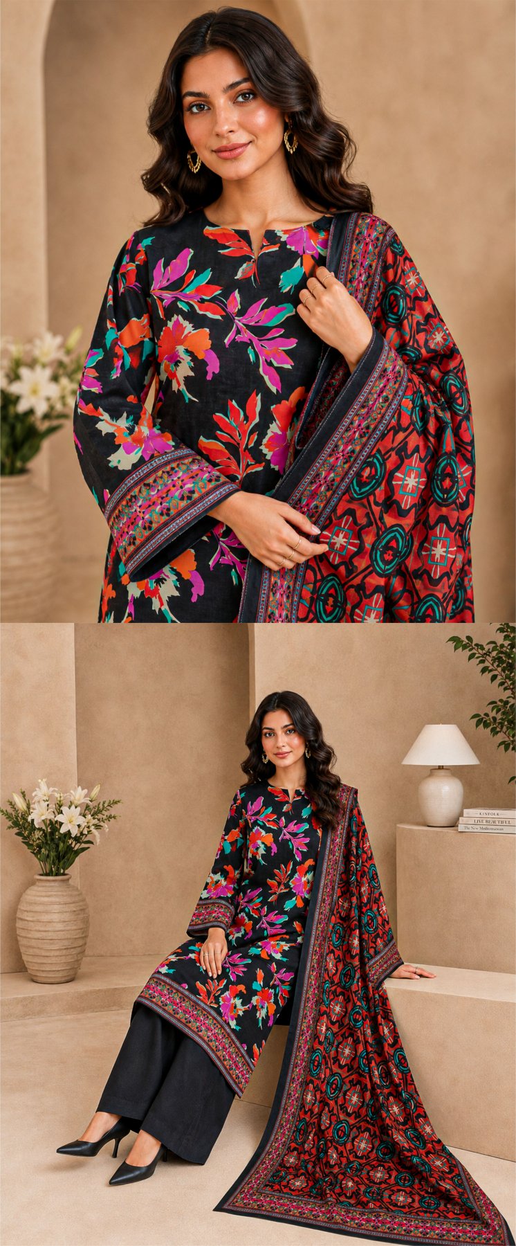 Nisa By Orang Brand 3 Pc Lawn (16 Suits)