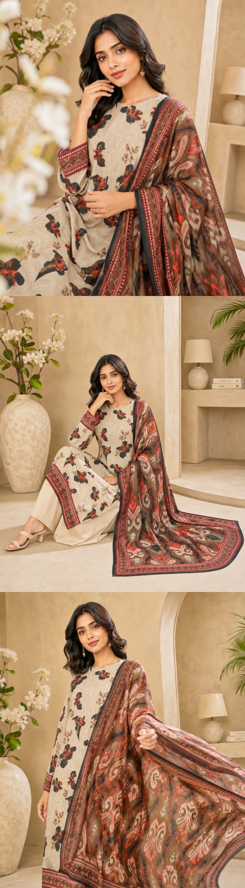 Nisa By Orang Brand 3 Pc Lawn (16 Suits)