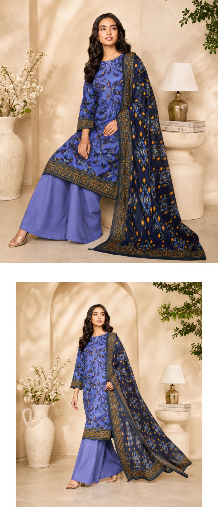 Nisa By Orang Brand 3 Pc Lawn (8 Suits) B