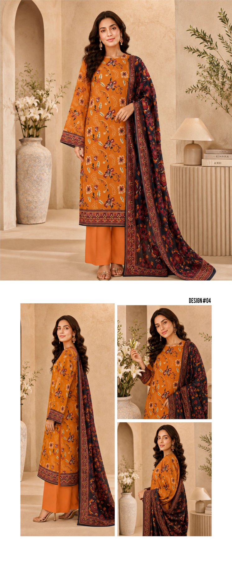 Nisa By Orang Brand 3 Pc Lawn (16 Suits)
