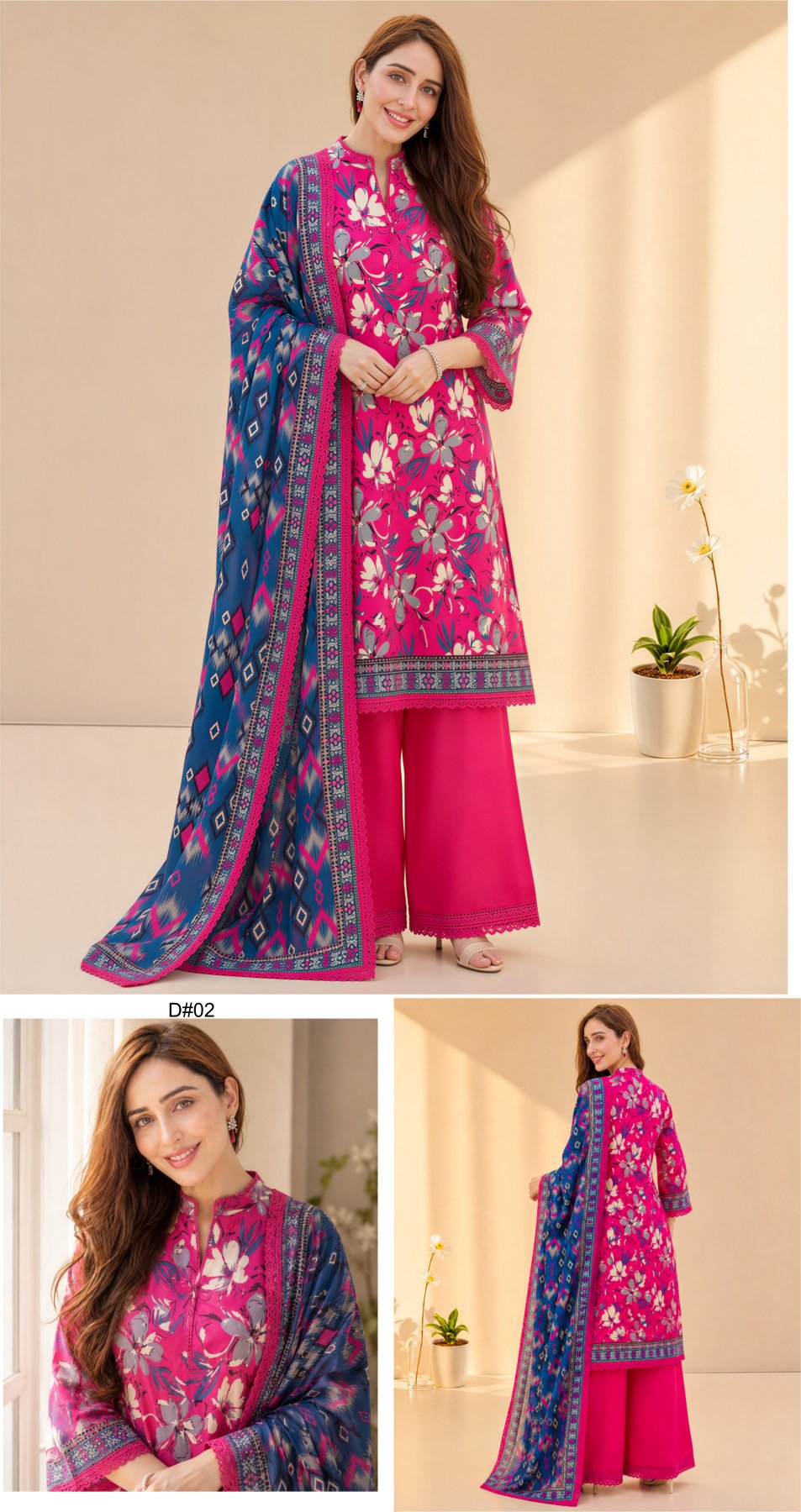 Nisa By Orang Brand 3 Pc Lawn (8 Suits) A