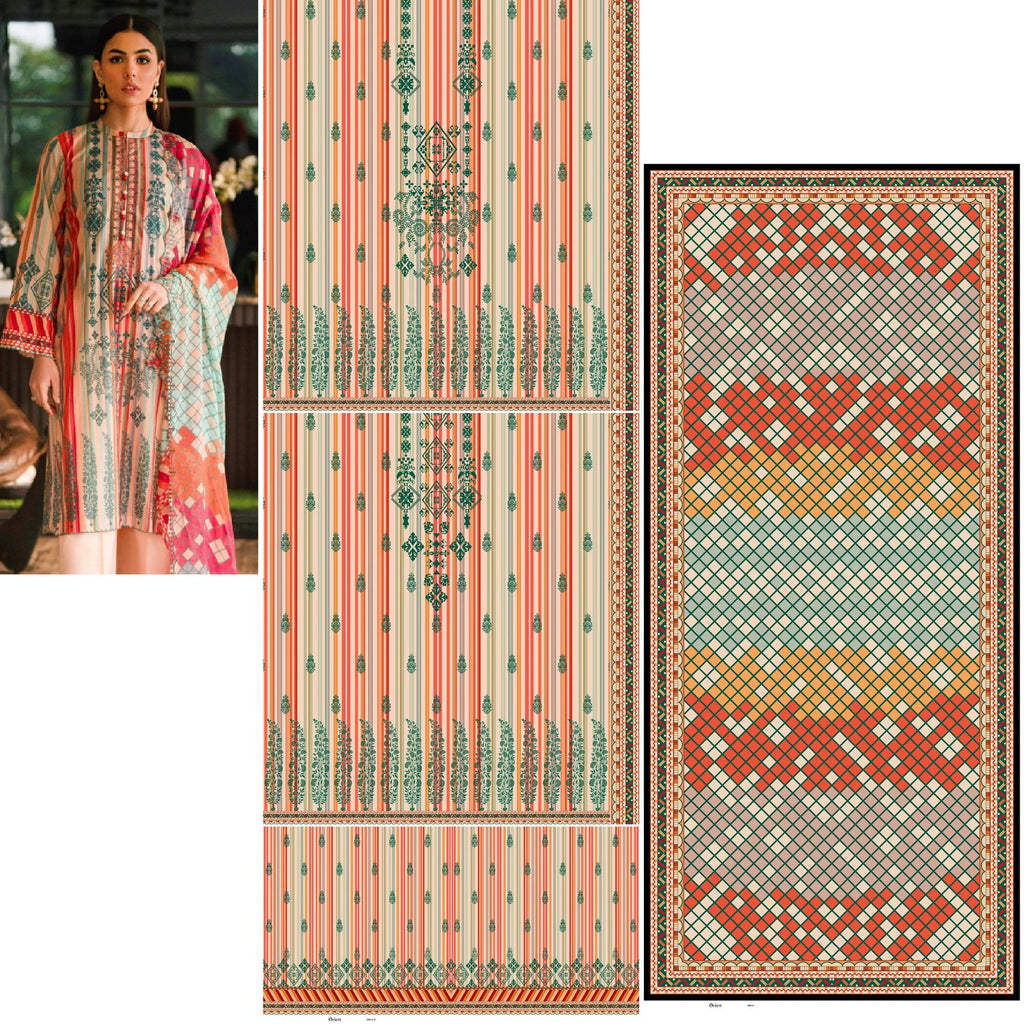 Orient 3PC Lawn 10 Suits