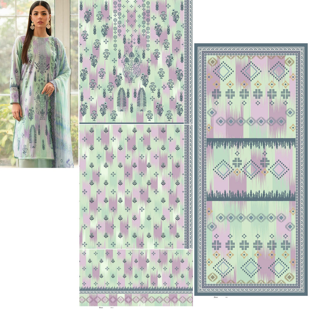 Orient 3PC Lawn 5 Suits B