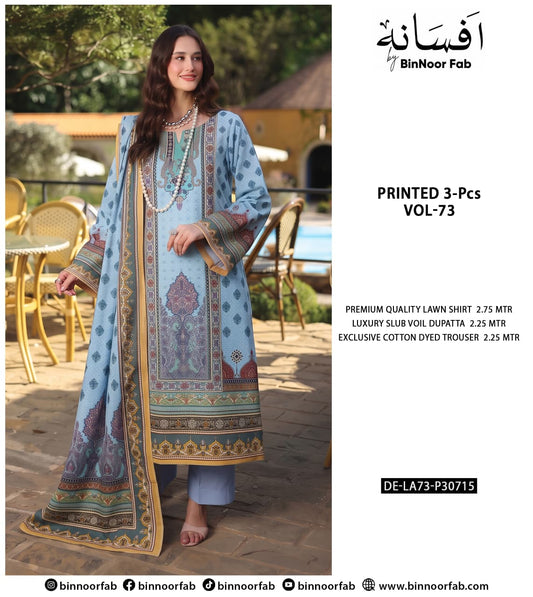 Afsana By Bin Noor 3 PC Lawn (10 Suits