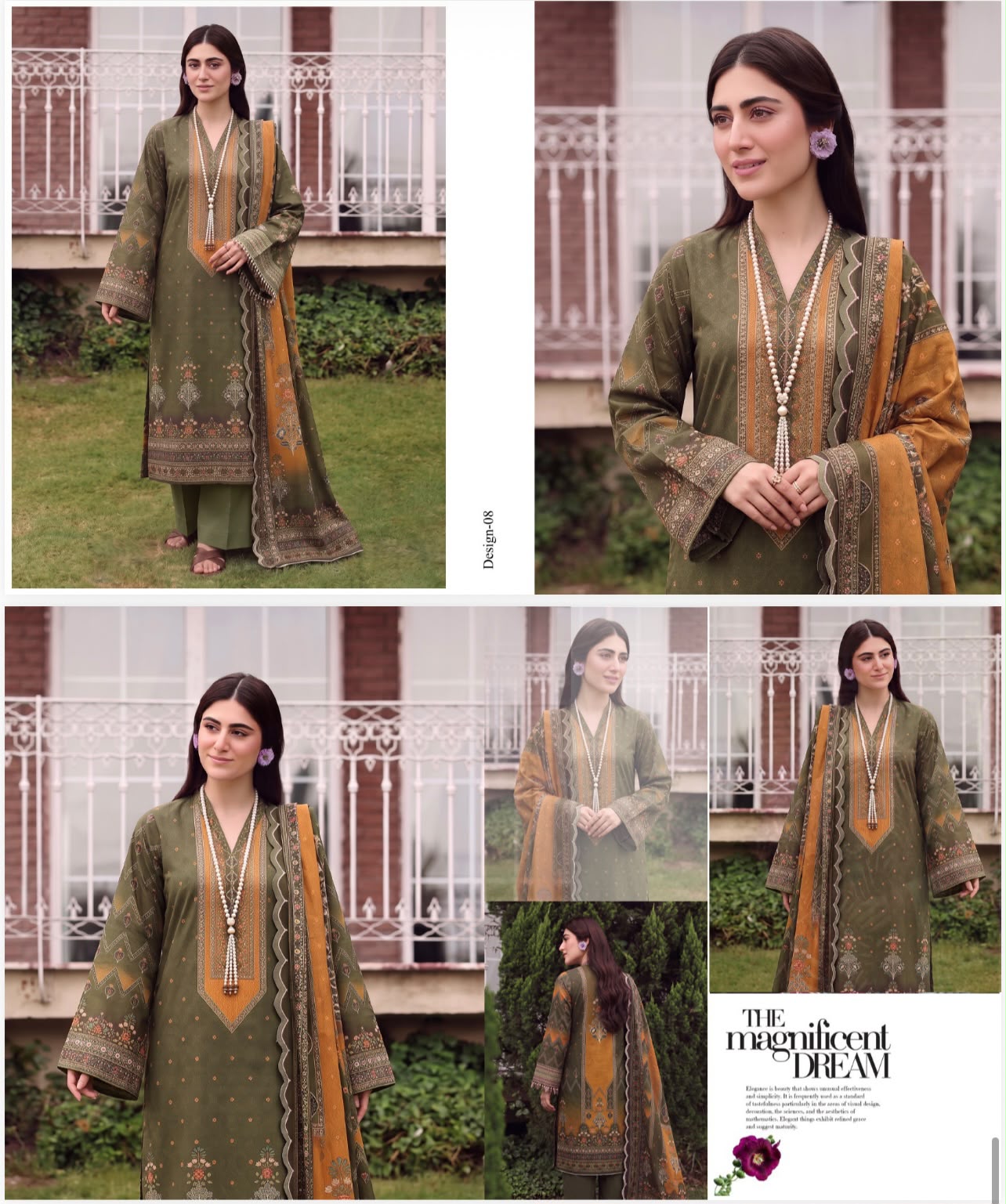 ORIGNAL BRAND BIN NOOR 3PC LAWN (10 SUITS )