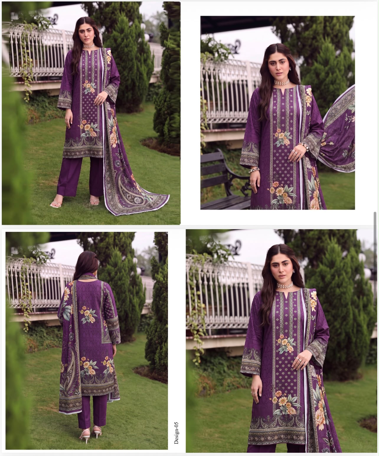 ORIGNAL BRAND BIN NOOR 3PC LAWN (10 SUITS )
