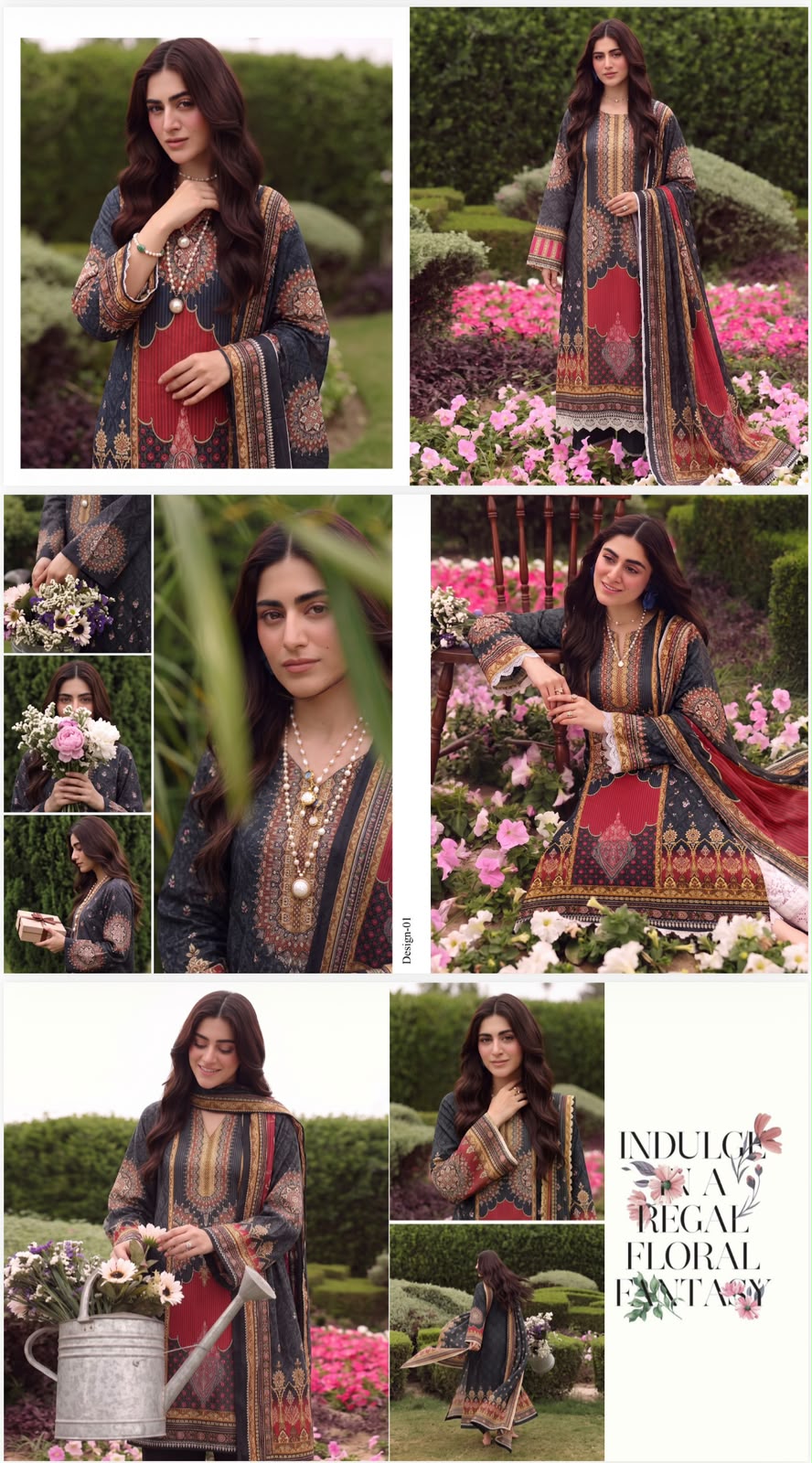 ORIGNAL BRAND BIN NOOR 3PC LAWN (10 SUITS )