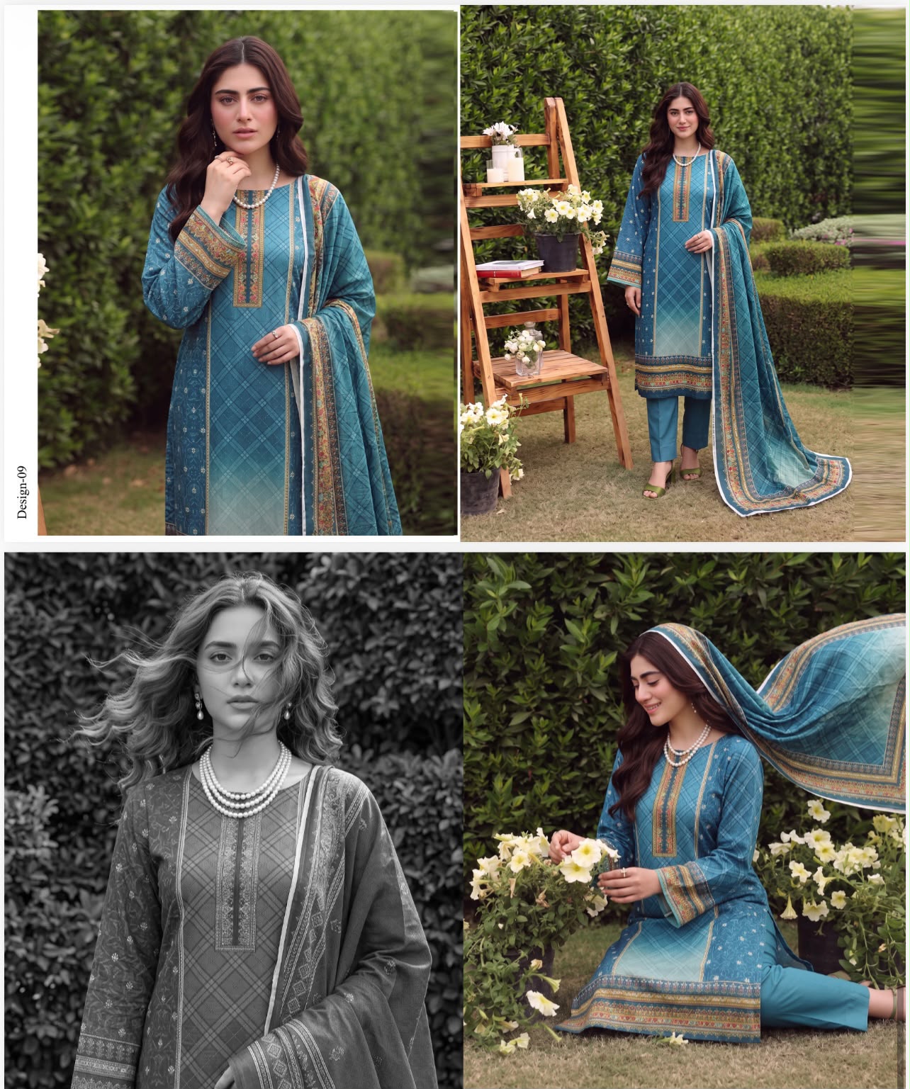 ORIGNAL BRAND BIN NOOR 3PC LAWN (10 SUITS )