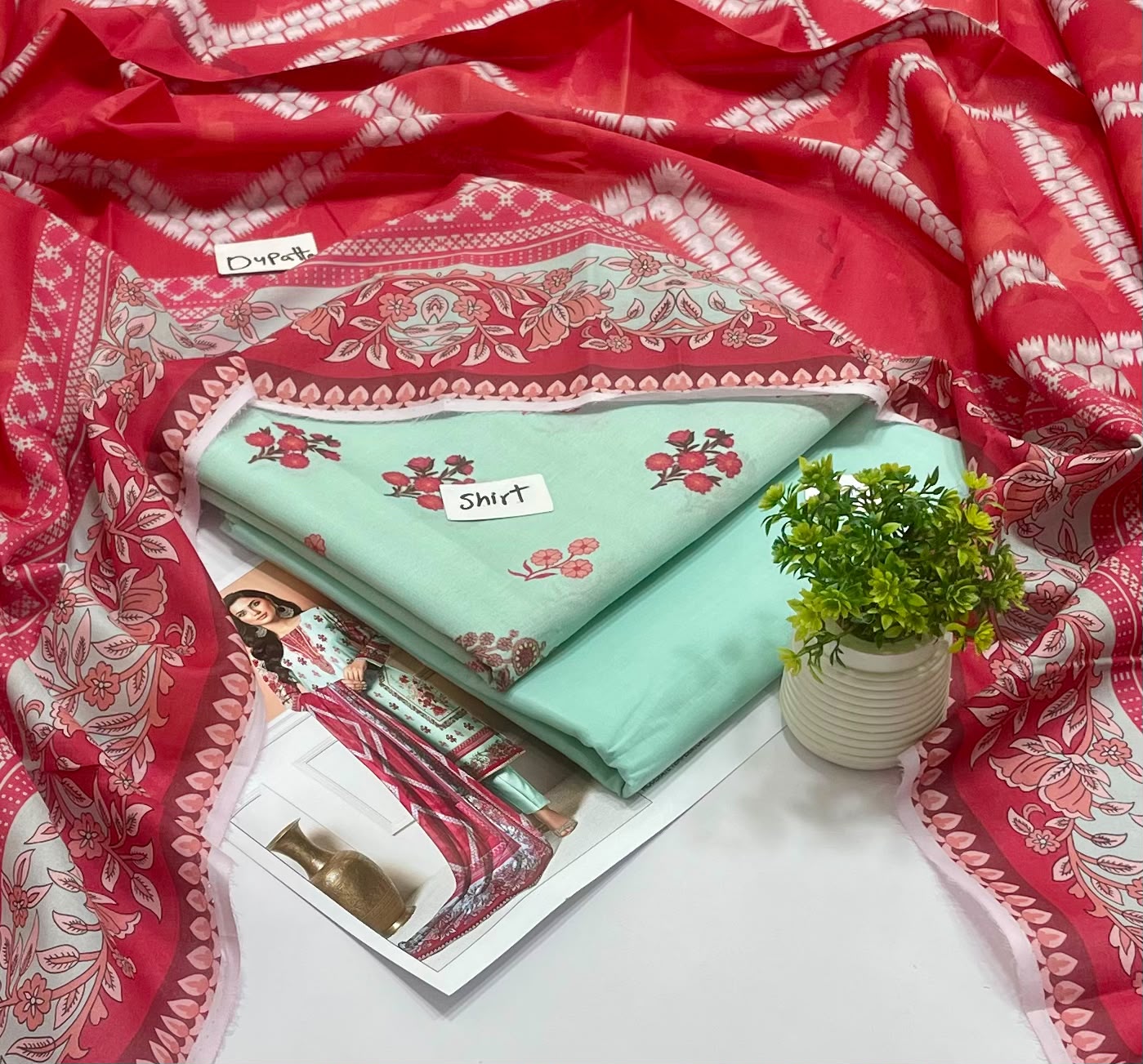 Bin Saeed & Ethnic 3Pc Lawn (6 Suits )A