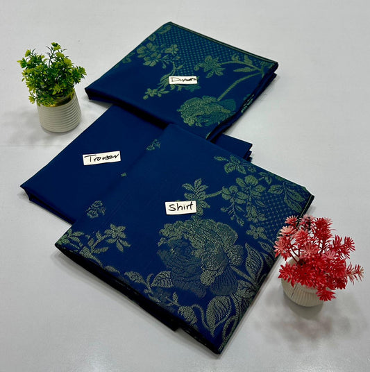 Original Brand Meko Textile 3Pc Bana Dora Lawn (3 Suits)A